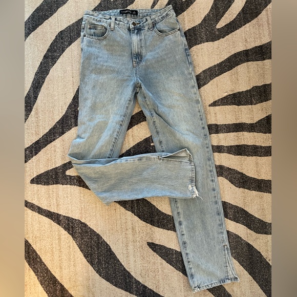 Princess Polly Lioness Alabama Jeans / Light Wash / Size Small - Picture 5 of 6